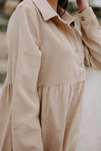Load image into Gallery viewer, The Willow Corduroy Mini Dress