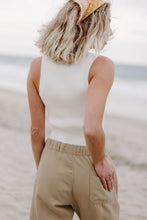 Load image into Gallery viewer, Knit Sweater Sleeveless Crop Top