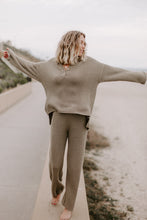 Load image into Gallery viewer, Waffle Knit Lounge Top