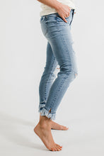 Load image into Gallery viewer, Ocean Beach Distressed Skinny Jeans