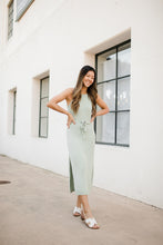 Load image into Gallery viewer, Sage Rib Knit Dress