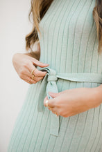 Load image into Gallery viewer, Sage Rib Knit Dress