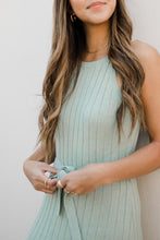 Load image into Gallery viewer, Sage Rib Knit Dress