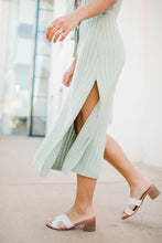 Load image into Gallery viewer, Sage Rib Knit Dress