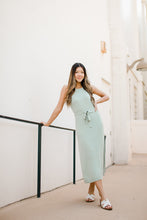 Load image into Gallery viewer, Sage Rib Knit Dress