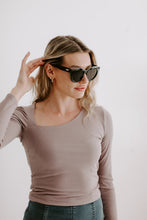 Load image into Gallery viewer, Asymmetrical Long Sleeve Top