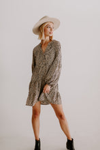 Load image into Gallery viewer, Leopard Print Smock Dress