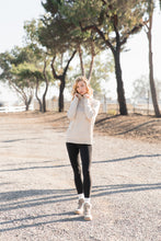 Load image into Gallery viewer, Heathered Half Zip Sweater