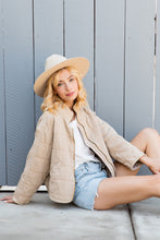 Load image into Gallery viewer, The Quincy Quilted Denim Jacket