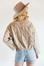 Load image into Gallery viewer, The Quincy Quilted Denim Jacket
