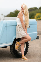 Load image into Gallery viewer, Flower Fields Ruffle Skirt