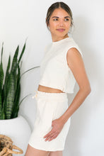 Load image into Gallery viewer, Summer Days Ivory Cropped Top