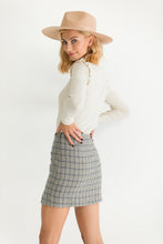 Load image into Gallery viewer, Plaid It’s a Mini Skirt