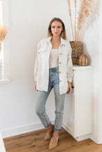 Load image into Gallery viewer, Lilian Ivory Shacket