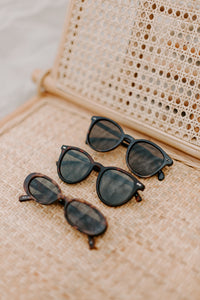 Bandwagon Sunglasses in Black Tort