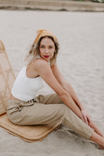 Load image into Gallery viewer, Knit Sweater Sleeveless Crop Top
