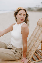 Load image into Gallery viewer, Knit Sweater Sleeveless Crop Top
