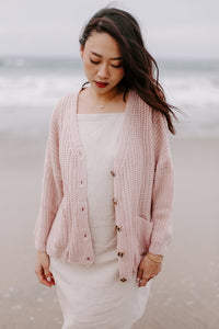 Sweet in Pink Sweater Cardigan
