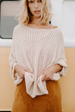 Load image into Gallery viewer, Crochet Pullover Knit Sweater
