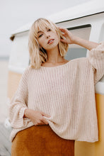 Load image into Gallery viewer, Crochet Pullover Knit Sweater
