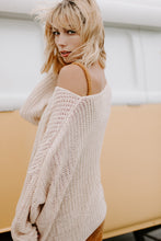 Load image into Gallery viewer, Crochet Pullover Knit Sweater
