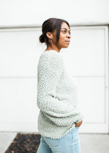 Popcorn Pullover Sweater