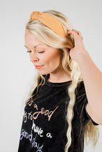Load image into Gallery viewer, Corduroy Top Knot Headband
