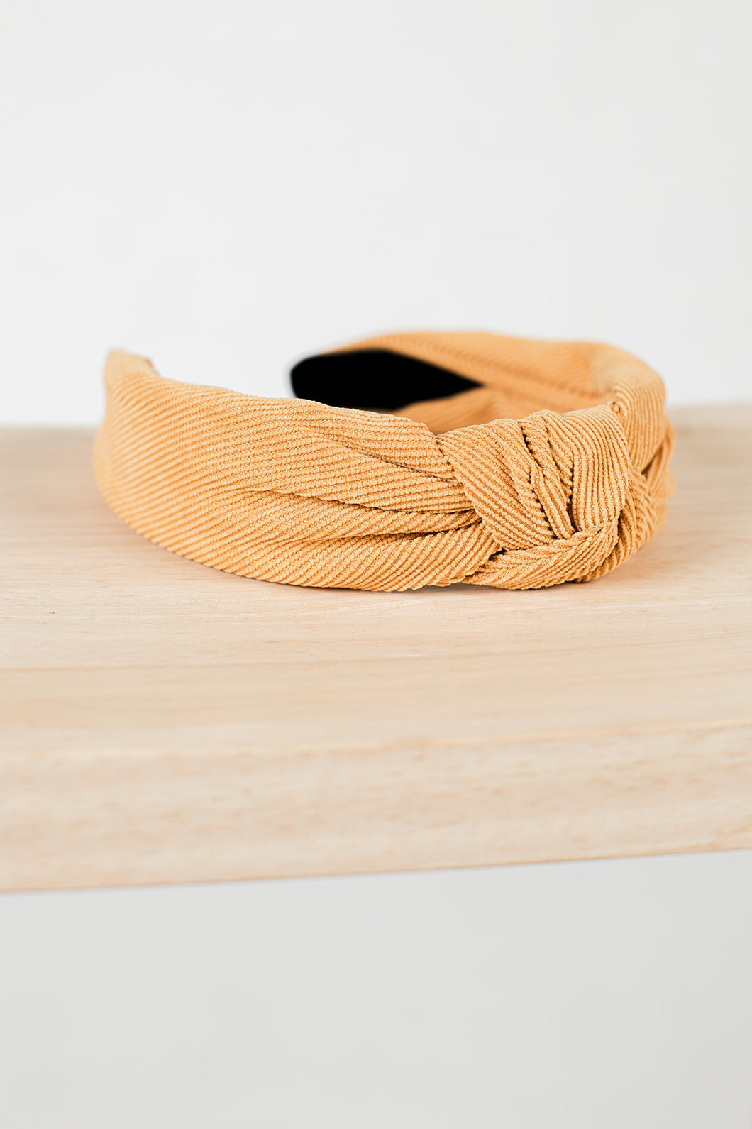 Corduroy Top Knot Headband