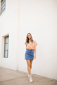 Denim Mom Skirt