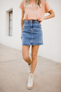 Denim Mom Skirt