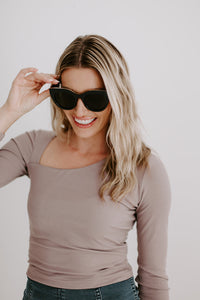 Le Specs Air Heart Sunglasses