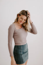 Load image into Gallery viewer, Asymmetrical Long Sleeve Top
