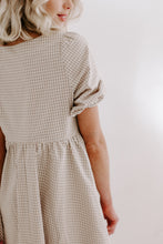Load image into Gallery viewer, Gingham Print Mini Dress
