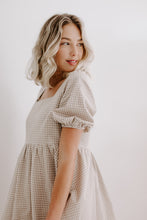 Load image into Gallery viewer, Gingham Print Mini Dress
