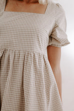 Load image into Gallery viewer, Gingham Print Mini Dress
