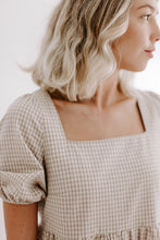 Load image into Gallery viewer, Gingham Print Mini Dress
