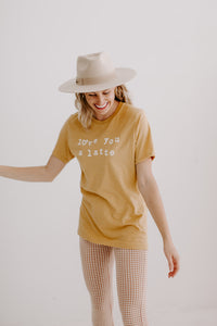 Love You a Latte Graphic Tee