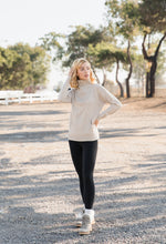 Load image into Gallery viewer, Heathered Half Zip Sweater
