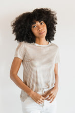 Load image into Gallery viewer, Striped Short Sleeved Tee
