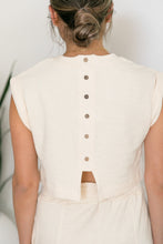 Load image into Gallery viewer, Summer Days Ivory Cropped Top
