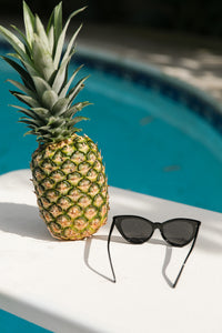Cat Eye Sunglasses in Black