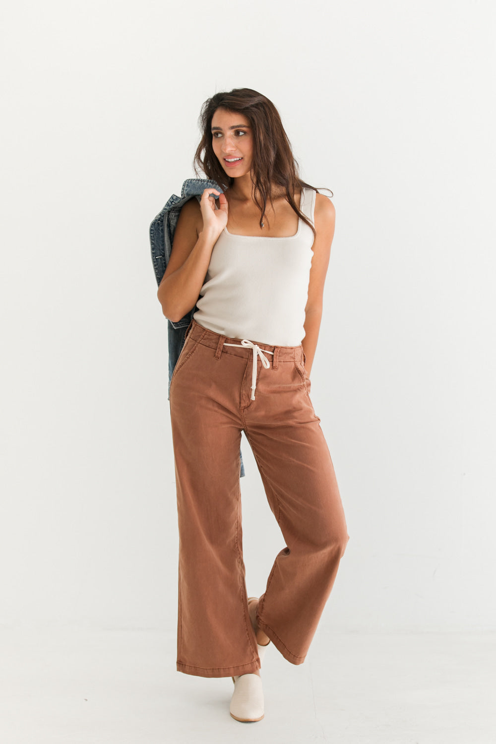 Paige Denim Carly Wide Leg Jeans