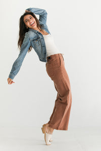 Paige Denim Carly Wide Leg Jeans